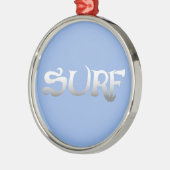 Surf Medal Ornament Aus Metall (Links)