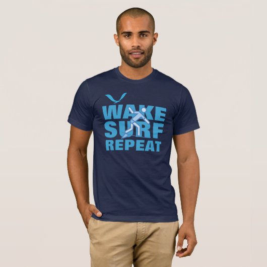 Surf Men Basic Bella Leinwand T - Shirt (Vorne ganz)