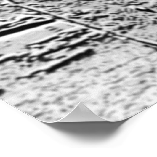 Surf Metal Poster (Ecke)