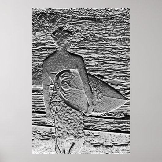 Surf Metal Poster (Vorne)