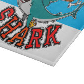 Surf mit Hai Schneidebrett (Ecke)