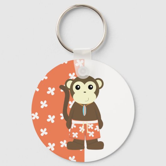 Surf Monkey Schlüsselanhänger (Vorderseite)