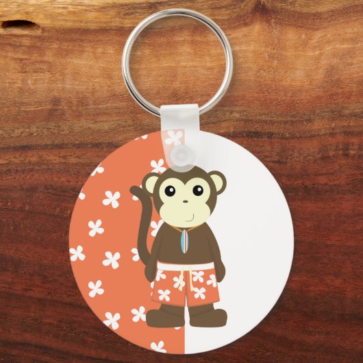 Surf Monkey Schlüsselanhänger (Vorderseite)