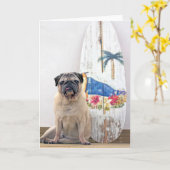 Surf-Mops Karte (Gelbe Blume)