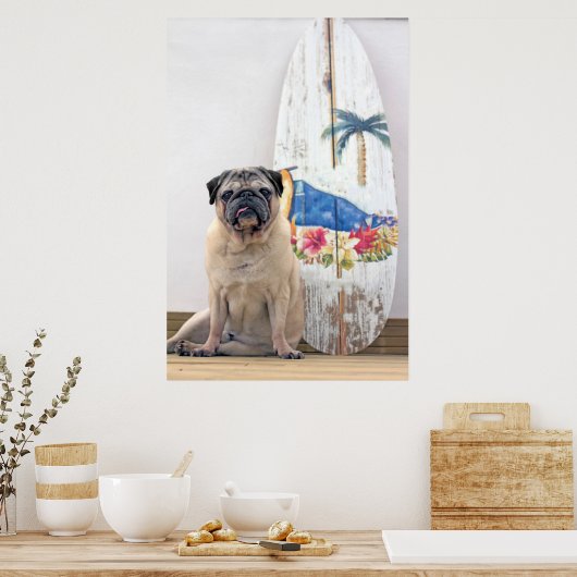 Surf-Mops Poster (Küche)