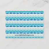 Surf 'N Fishies Diaper Raffle Tickets Begleitkarte (Rückseite)