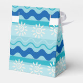 Surf 'N Sun Baby Dusche Geschenkschachtel (Rückseite)