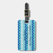 Surf 'N Sun Nautical Gepäckanhänger (Vorderseite vertikal)