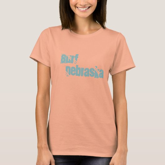 Surf Nebraska T-Shirt (Vorderseite)