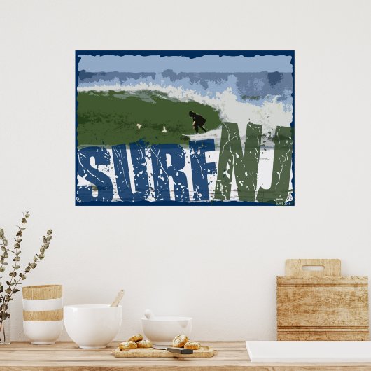 Surf NJ Poster (Küche)