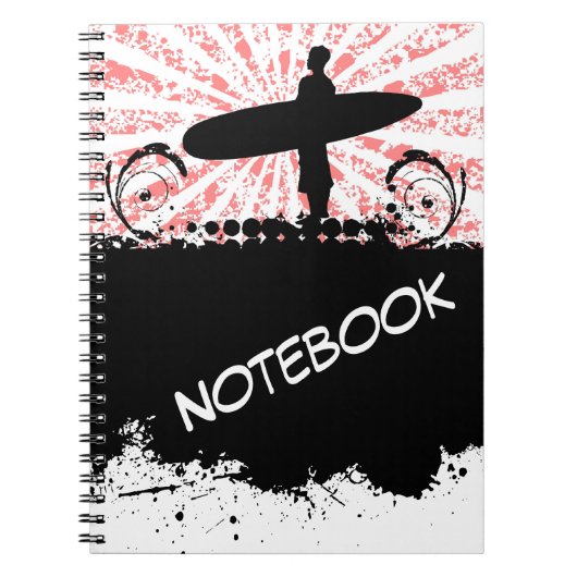 Surf-Notebook Notizblock (Vorderseite)