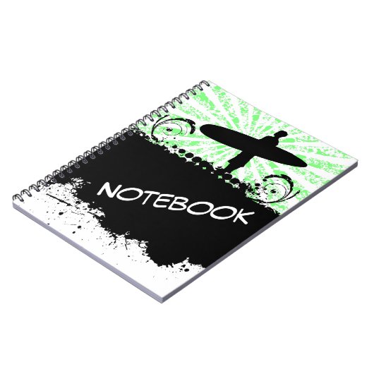 Surf-Notebook Notizblock (Linke Seite)