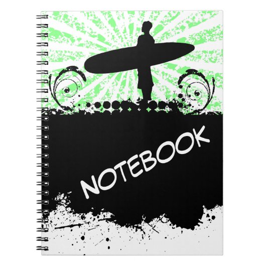 Surf-Notebook Notizblock (Vorderseite)