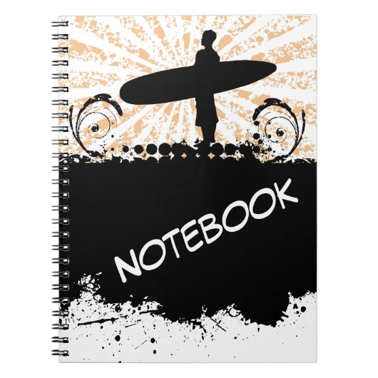 Surf-Notebook Notizblock (Vorderseite)