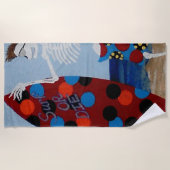 Surf- oder die Strandtuch (Vorderseite)