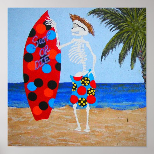 Surf oder stirb Poster (Vorne)