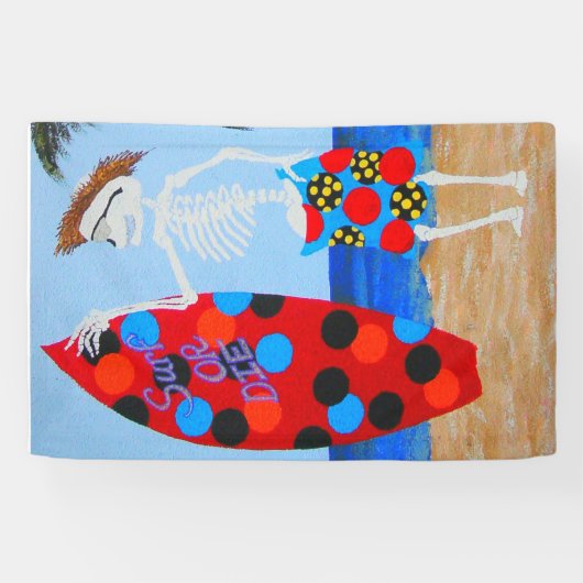 Surf oder stirb Poster Banner (Horizontal)
