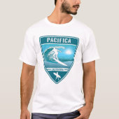 Surf Pacifica California T-Shirt (Vorderseite)