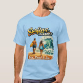 SURF PARADIES T-Shirt (Vorderseite)