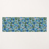 Surf Pareau Hawaiian Hibiscus Surfing - Blue-Turq Yogamatte (Vorderseite (Horizontal))