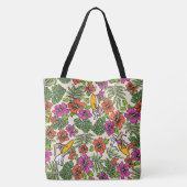 Surf Pareau Hawaiian Hibiskus Surfing Beach Bag Tasche (Rückseite)