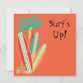 Surf-Party Einladung (Rückseite)