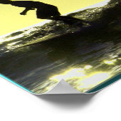 Surf Popart, Copyright karen j. Williams Poster (Ecke)