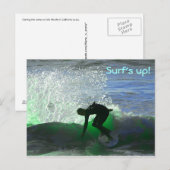Surf! Postkarte (Vorne/Hinten)