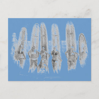 Surf Postkarte