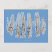 Surf Postkarte (Vorderseite)