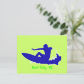 Surf! Postkarte (Stehend Vorderseite)