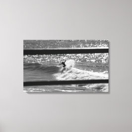 Surf Print - "von Natur aus zugeschnitten" Leinwanddruck