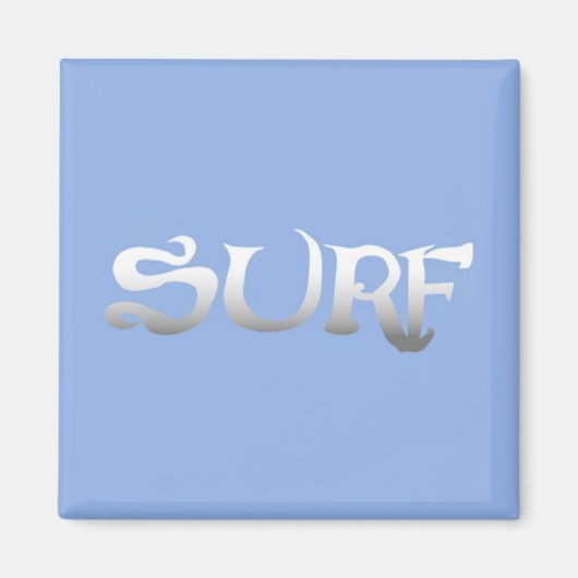 Surf-Quadratzmagnet Magnet (Vorne)