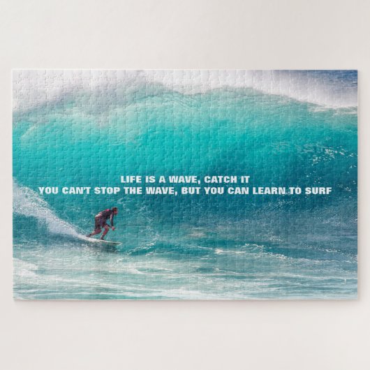SURF QUOTE POSTER PUZZLE (Horizontal)