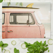 Surf Retro | Strand Geschirrtuch (Gefaltet)