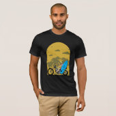 Surf Rider Motorrad Strand Abenteuer T-Shirt (Vorne ganz)