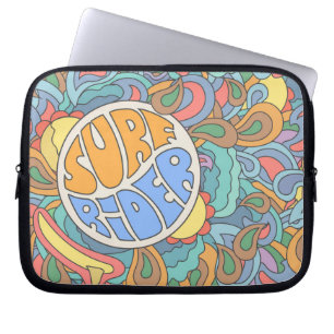 Surf Rider Muster Laptopschutzhülle