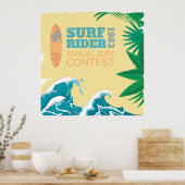 Surf Rider Surf Contest |1983 Poster (Küche)