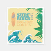 Surf Rider Surf Contest |1983 Serviette (Vorderseite)