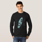 Surf Rider Typografie Surfboard Notes Surf T-Shirt (Vorne ganz)