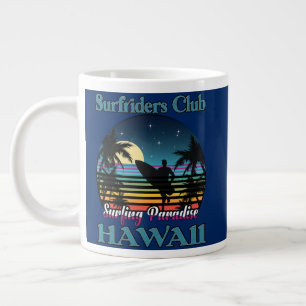 Surf riders Club, Surfparadies, Hawaii Jumbo-Tasse