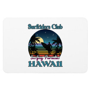 Surf riders Club, Surfparadies, Hawaii Magnet