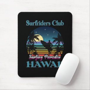 Surf riders Club, Surfparadies, Hawaii Mousepad