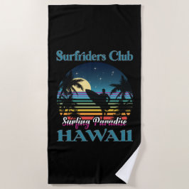 Surf riders Club, Surfparadies, Hawaii Strandtuch