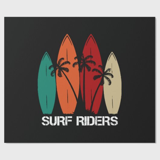 Surf Riders Geschenkpapier (Flach)