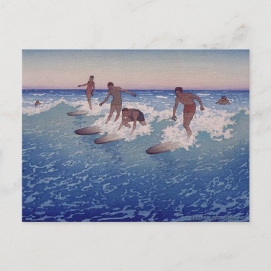 'Surf-Riders, Honolulu' - Postkarte (Vorderseite)
