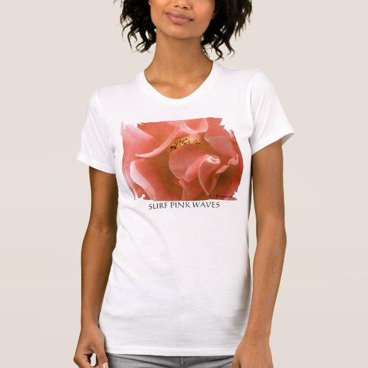 Surf-Rosa Waves - Rose Petals T - Shirt (Vorderseite)