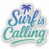 Surf ruft aufkleber (Vorderseite)