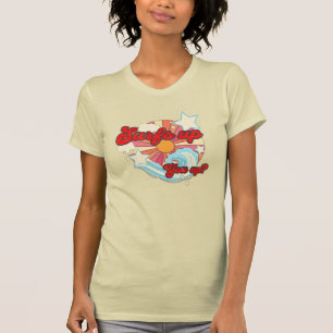 Surf’s Up You Up Retro 70er Pastell Strand Damen T-Shirt