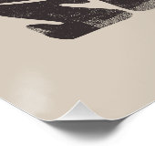 Surf Sand Sunsets Beach Life Palm Tree Poster (Ecke)